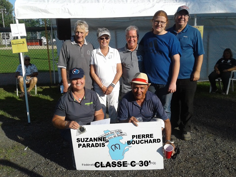 Classe C 30' champions: Suzanne Paradis & Pierre Bouchard