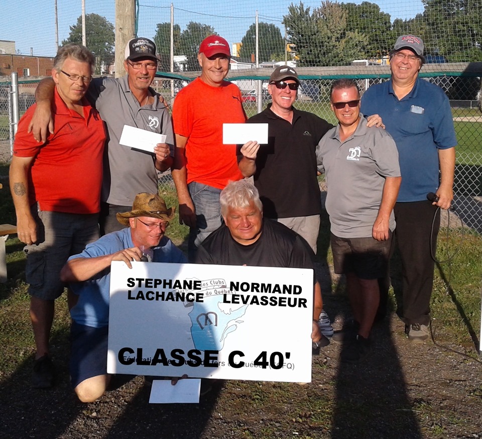 Classe C 40' champions: Stéphane Lachance & Normand Levasseur