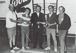 Jean St-Amand et Louis Brodeur, champions du Québec en double 1970.