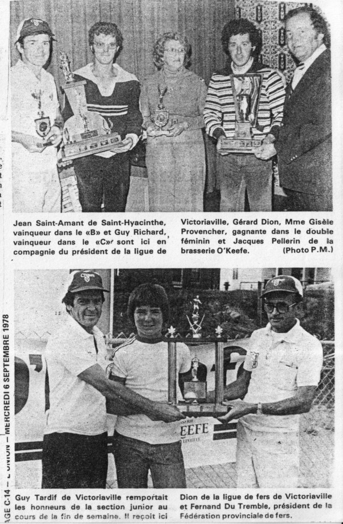 1978-09-06 - Championnat du Québec à Victo