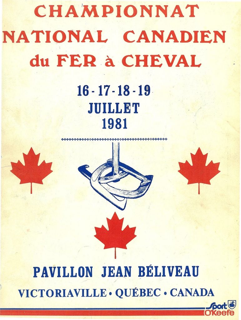 1981 - Championnat Canadien - Programme souvenir