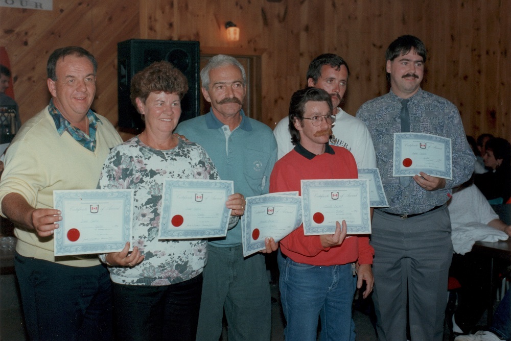 1993 - Soirée Méritas - certificats Horseshoe Canada