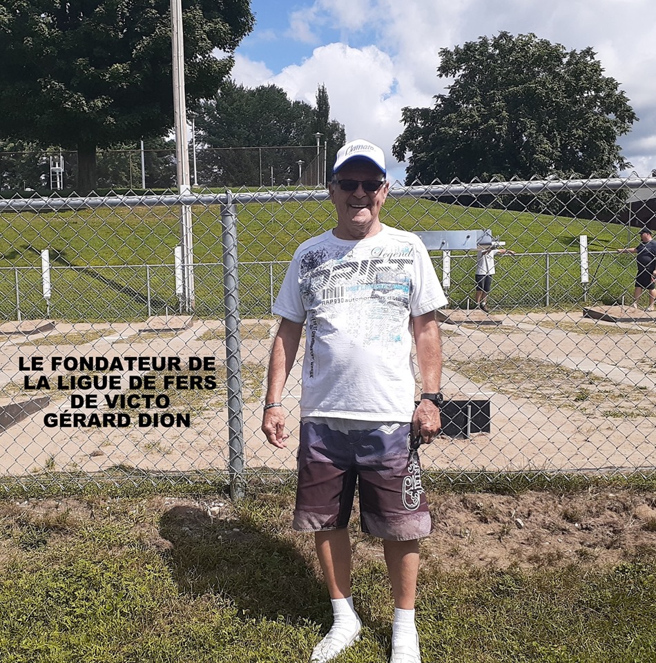 2019 - Gérard Dion en visite au tournoi de Victo