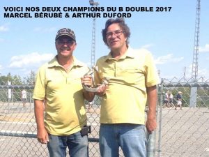 Champions 40 pieds B: Marcel Bérubé & Arthur Duford