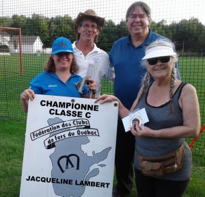 Boursières Femmes Classe C (gagnante: Jacqueline Lambert)