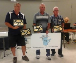 Ont reçu une plaque pour 3 méritas (Daniel, Yvan, Denis).