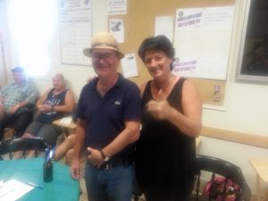 6 août - Chambord - gagnants B: Alain Arseneault & Lynda Martel